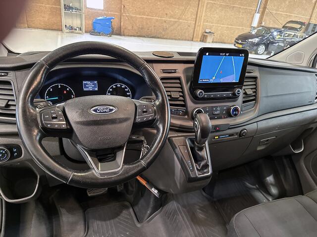 Ford TRANSIT CUSTOM 340 2.0 TDCI Euro6 Automaat 131PK H2 Trend 3Pers. *ideaal voor Camper* Navigatie / Pdc./ Airco / Safety&Comfort pack / Driver assist / Stoelverwarming / / Apk 12-2026