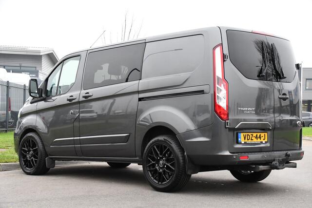 Ford TRANSIT CUSTOM 300 2.0 TDCI L1H1 Limited DC Raptor Edition Camera, Cruise, Carplay, 2 x Schuifdeur, LED, Stoelverwarming, 130pk, Automaat, Uniek!