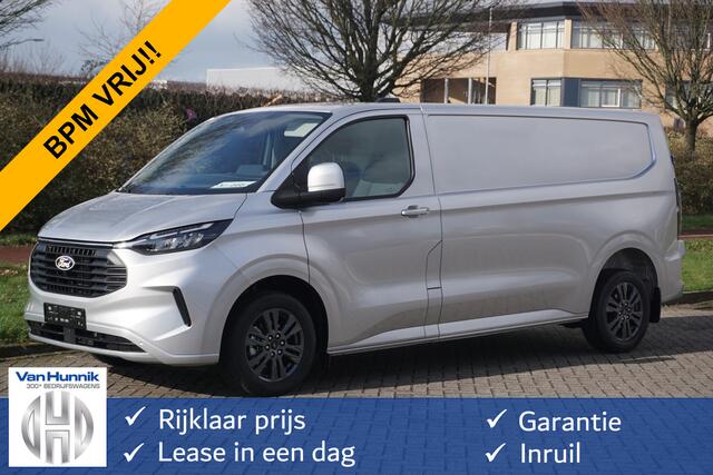 Ford TRANSIT CUSTOM 320L 170PK Limited AUT BPM VRIJ!! Navi, Cam, Adap. Cruise, 17" LM, LED!! NR. 335.