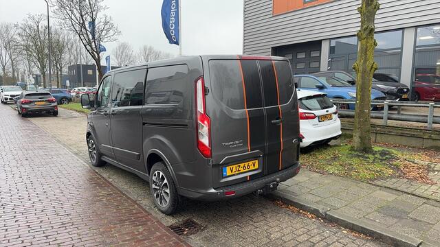 Ford TRANSIT CUSTOM 320 2.0 TDCI 185pk Automaat Sport DC Leer Trekhaak 2x Schuifdeur Navi Camera Winter pack