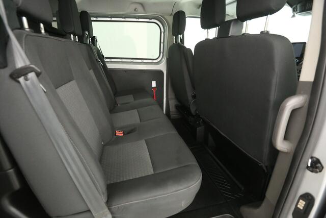 Ford TRANSIT CUSTOM 2.0 TDCI L1H1 | Euro6 | MARGE | DC | 6-Zits | Airco | Cruise | Carplay | Navi | Trekh. | Parkeersens.