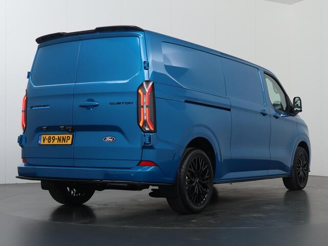 Ford TRANSIT CUSTOM E-Transit 320 | L2 H1 | LIMITED | 65 kWh | 328 KM WLTP | SPOILER PAKKET | 20" LICHTMETALEN WIELEN | DRIVER ASSISTENT PACK ULTIMATE | BOEKJE VOL | B&O AUDIO | 360 CAMERA RONDOM | ADAPTIVE CRUISE | STOEL EN STUURWIEL VERWARMING