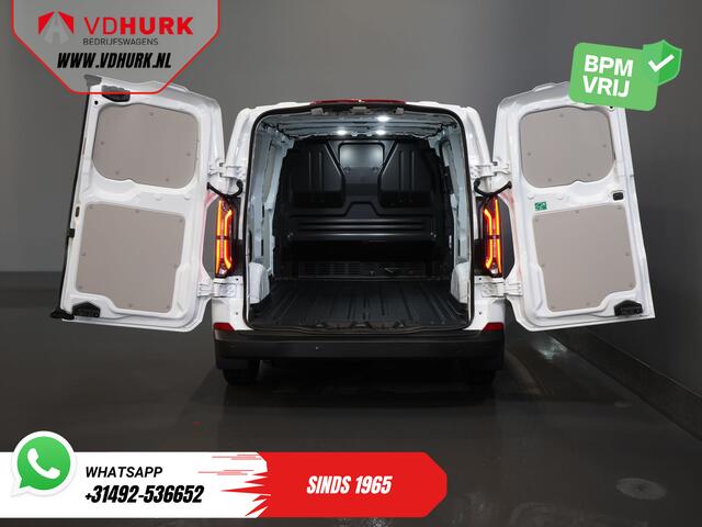 Ford TRANSIT CUSTOM E-Transit Trend L2 65 kWh 330 km WLTP Garantie t/m 2030/ LED/ Snellader/ 2.3t Trekverm./ Stuurverw./ Stoelverw./ Carplay/ Climate/ Camera/ PDC/ Cruise