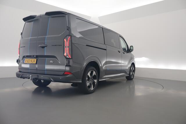 Ford TRANSIT CUSTOM 320 2.5 PHEV L2H1 Sport Dubb. Cab. | 2x Schuifdeur | Elek. Trekhaak | Stoel- Stuurverw. | Camera | Navi | 19" velgen