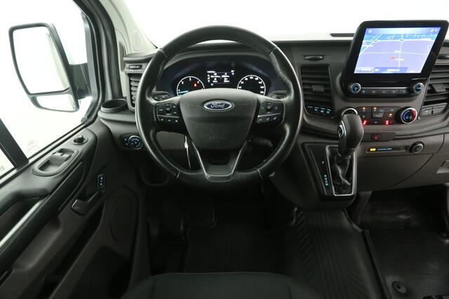Ford TRANSIT CUSTOM 2.0 TDCI L2H1 | Dubbele Cabine | Aut. | Airco | Cruise | Camera | 2xSchuifdeur | Carplay | Navi | Trekh. | Parkeersens.