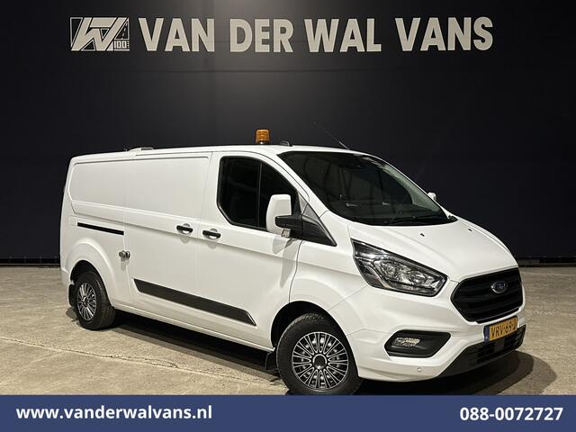 Ford TRANSIT CUSTOM 2.0 TDCI 130pk L2H1 Euro6 Airco | Camera | Apple Carplay | LED | Cruisecontrol | 2800kg Trekhaak Android Auto, Stoelverwarming, Verwarmde voorruit, Parkeersensoren