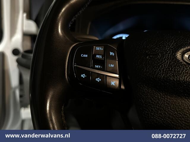 Ford TRANSIT CUSTOM 2.0 TDCI 130pk L2H1 Euro6 Airco | Camera | Apple Carplay | LED | Cruisecontrol | 2800kg Trekhaak Android Auto, Stoelverwarming, Verwarmde voorruit, Parkeersensoren