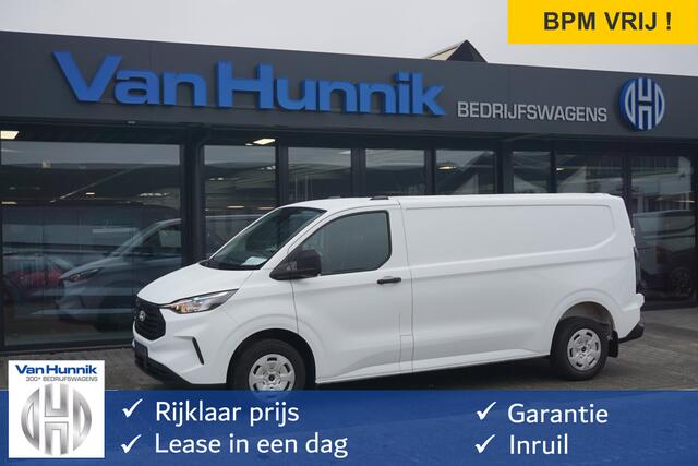 Ford TRANSIT CUSTOM 300L 136PK Trend BPM VRIJ!! 12" Sync4 Apple CP/Android A, Camera!! NR. 990*