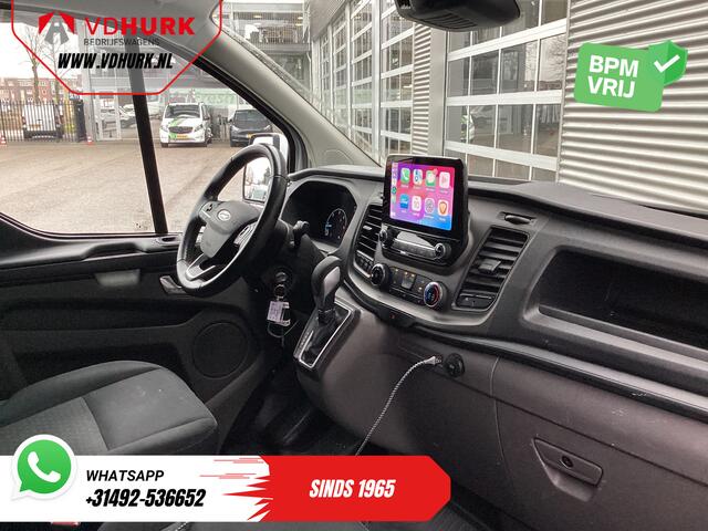 Ford TRANSIT CUSTOM 2.0 TDCI 130 pk Aut. L2 Carplay/ Stoelverw./ Navi/ Airco/ Cruise/ PDC/ DAB/ Trekhaak