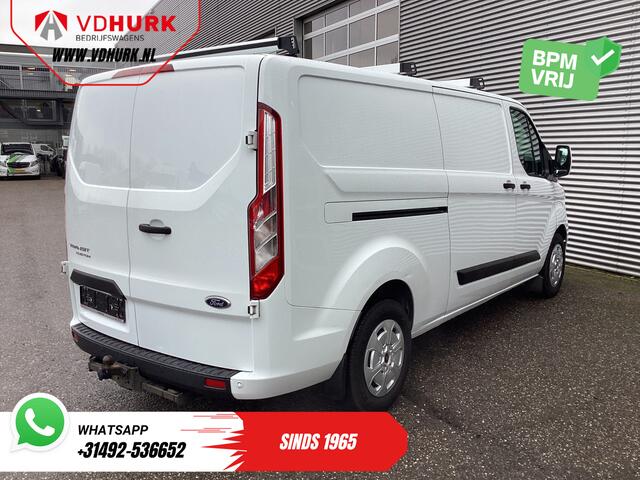 Ford TRANSIT CUSTOM 2.0 TDCI 130 pk Aut. L2 Carplay/ Stoelverw./ Navi/ Airco/ Cruise/ PDC/ DAB/ Trekhaak