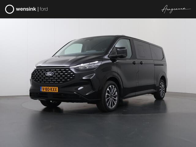 Ford TRANSIT CUSTOM TOURNEO | 320 2.0 TDCI | L2 H1 | 170 PK | TITANIUM X | 360 CAMERA | ADAPTIVE CRUISE | STOELVERWARMING | LEDER | STUURWIELVERWARMING | NAVIGATIE | CLIMATE CONTROL | BLIND-SPOT | 2500 KG AHW TREKHAAK | 19" LICHTMETALEN VELGEN