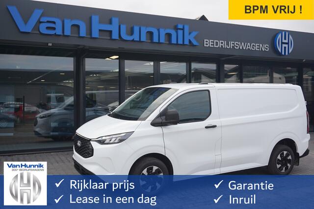 Ford TRANSIT CUSTOM Trend Elek. 64KWH 218PK Trend AUT BPM VRIJ!! Apple CP / Android A, LED, 2300KG Trekgewicht NR. EC03