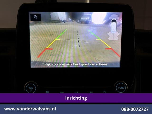 Ford TRANSIT CUSTOM 2.0 TDCI 130pk L2H1 Inrichting Euro6 Airco | Camera | LED | Cruisecontrol | Verwarmde voorruit Parkeersensoren, 2800kg trekvermogen, Bijrijdersbank