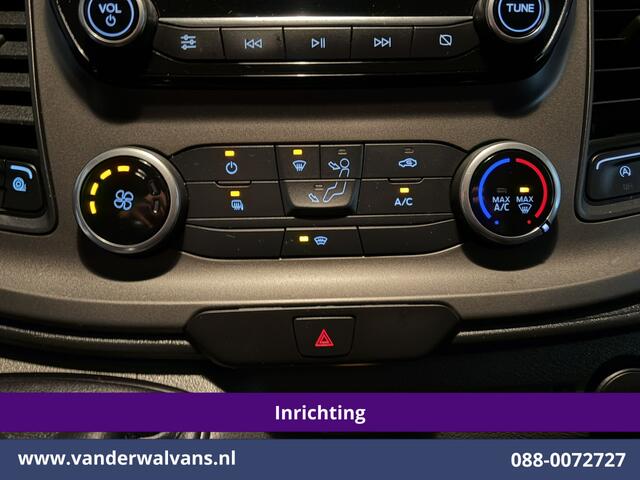Ford TRANSIT CUSTOM 2.0 TDCI 130pk L2H1 Inrichting Euro6 Airco | Camera | LED | Cruisecontrol | Verwarmde voorruit Parkeersensoren, 2800kg trekvermogen, Bijrijdersbank