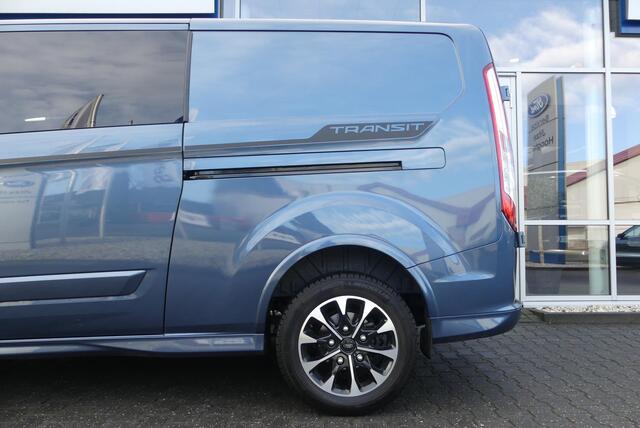 Ford TRANSIT CUSTOM 320 2.0 TDCI L2H1 Sport 5p., TREKHAAK (2.550KG), DUBBELE SCHUIFDEUR, WINTER PACK, CRUISE, AIRCO, CAMERA, PDC V&A, APPLE CARPLAY/ANDROID AUTO, BI-XENON, LANE ASSIST, DAB, 47.576KM