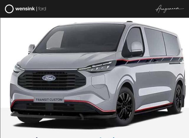 Ford TRANSIT CUSTOM 320 2.5 PHEV L2H1 Grey Platinum Gesloten Bestel Driver Assistance Pack Ultimate | Dubbele schuifdeuren |