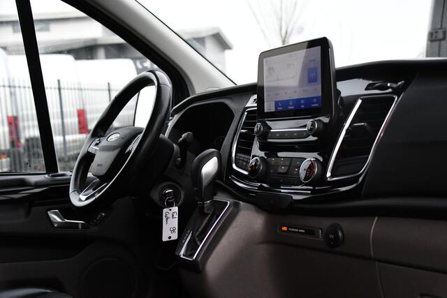 Ford TRANSIT CUSTOM 320 2.0 TDCI L1H1 Sport DC Camera, Cruise, Carplay, 170pk, 2 x Schuifdeur, Automaat, LED, Leder, Stoelverwarming, Uniek!