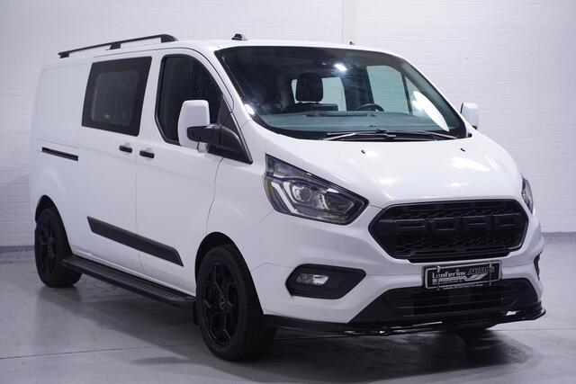 Ford TRANSIT CUSTOM 2.0 TDCI 130 pk Dubbel Cabine RAPTOR Grille, Navi Camera, 18" LMV, Spoiler Pack, 6-Zits