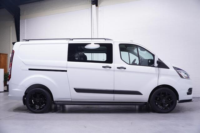 Ford TRANSIT CUSTOM 2.0 TDCI 130 pk Dubbel Cabine RAPTOR Grille, Navi Camera, 18" LMV, Spoiler Pack, 6-Zits