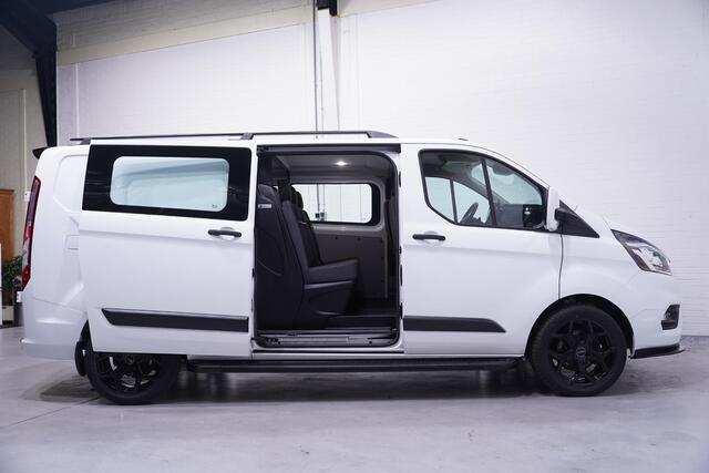 Ford TRANSIT CUSTOM 2.0 TDCI 130 pk Dubbel Cabine RAPTOR Grille, Navi Camera, 18" LMV, Spoiler Pack, 6-Zits