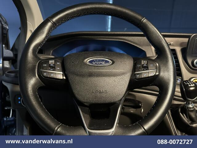 Ford TRANSIT CUSTOM 2.0 TDCI 131pk L2H1 Euro6 Airco | Camera | LED | Cruisecontrol | Verwarmde voorruit Parkeersensoren, Bijrijdersbank, 2800kg trekvermogen