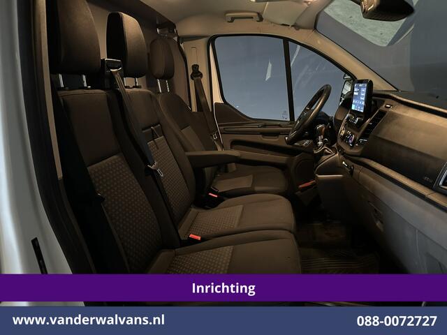 Ford TRANSIT CUSTOM 2.0 TDCI 130pk L2H1 inrichting Euro6 Airco | Camera | 2800kg Trekhaak | LED Cruisecontrol, Stoelverwarming, Parkeersensoren, Bijrijdersbank