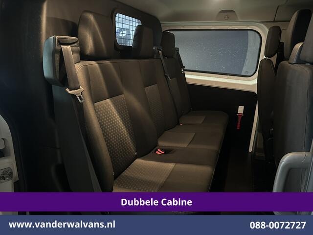 Ford TRANSIT CUSTOM 2.0 TDCI 131pk L2H1 Dubbele Cabine Euro6 Airco | 6-Zits | Navigatie | LED | Apple Carplay | Cruisecontrol Android Auto, Parkeersensoren, Achterklep, 2800kg trekvermogen
