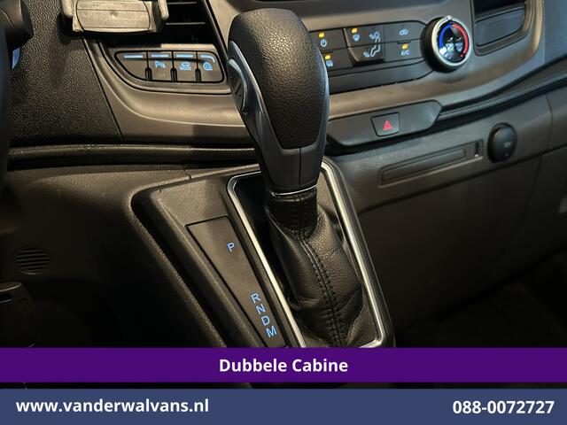 Ford TRANSIT CUSTOM 2.0 TDCI 130pk Automaat L2H1 Dubbele Cabine Euro6 Airco | 6-Zits | Navigatie | Cruisecontrol LED, Apple Carplay, Android Auto, Parkeersensoren