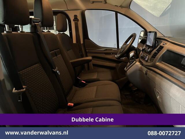 Ford TRANSIT CUSTOM 2.0 TDCI 130pk Automaat L2H1 Dubbele Cabine Euro6 Airco | 6-Zits | Navigatie | Cruisecontrol LED, Apple Carplay, Android Auto, Parkeersensoren