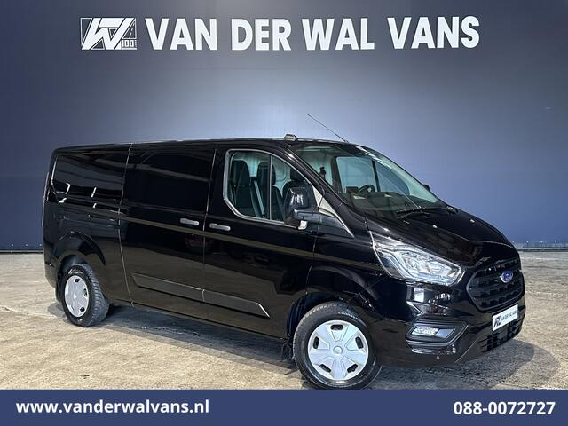 Ford TRANSIT CUSTOM 2.0 TDCI 131pk L2H1 Euro6 Airco | Camera | Navigatie | LED | Cruisecontrol Verwarmde Voorruit, Parkeersensoren, Bijrijdersbank, 2800kg trekvermogen