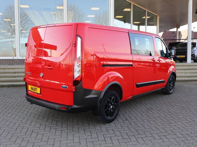 Ford TRANSIT CUSTOM 320 2.0 TDCI 130 PK TRAIL DUBBEL CABINE L2H1 6-PERS. + LEDER | RAPTOR GRILLE | CARPLAY | CAMERA | LMV