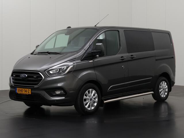 Ford TRANSIT CUSTOM 2.0TDCI 130PK Automaat Limited Dubbele Cabine | 2xSchuifdeur | Leder | Led | Navigatie | Camera | Trekhaak |