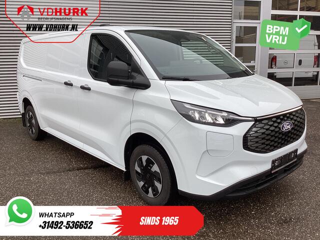 Ford TRANSIT CUSTOM E-Transit 320 L2 Trend 65 kWh 330km WLTP LED/ Standkachel/ Snellader/ 2.3t Trekverm./ Stuurverw./ Stoelverw./ Carplay/ Climate/ PDC/ Cruise