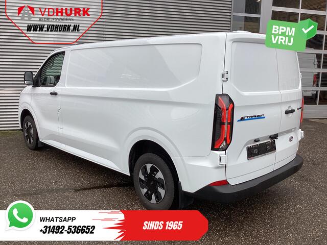 Ford TRANSIT CUSTOM E-Transit 320 L2 Trend 65 kWh 330km WLTP LED/ Standkachel/ Snellader/ 2.3t Trekverm./ Stuurverw./ Stoelverw./ Carplay/ Climate/ PDC/ Cruise