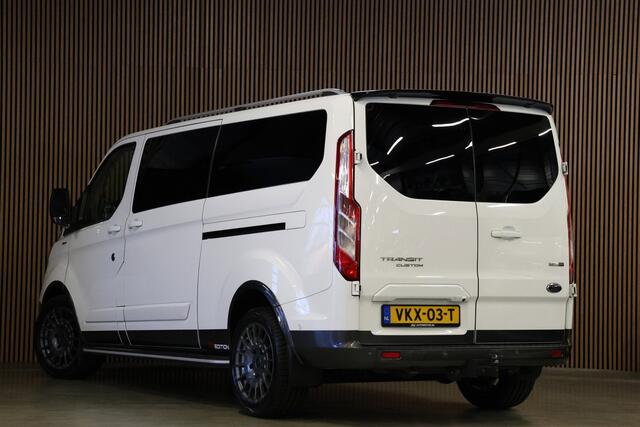 Ford TRANSIT CUSTOM 320 2.0 TDCI 170 PK L2H1 Active DC | Dubbel Cabine | ACC | BLIS | Elek stoelen | CarPlay | Camera | Navigatie | Stoelverwarming | L+R Schuifdeur | Glaslook panelen | Trekhaak | 5-Zitter | Nieuwe APK | NAP Logisch