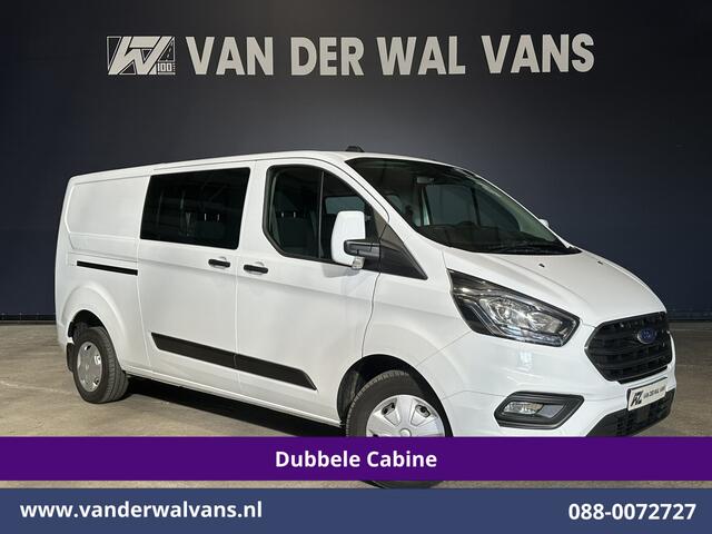 Ford TRANSIT CUSTOM 2.0 TDCI 130pk L2H1 Dubbele Cabine Euro6 Airco | 6-Zits | LED | Cruisecontrol | Parkeersensoren Achterklep