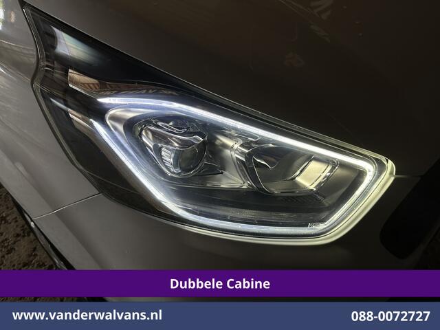 Ford TRANSIT CUSTOM 2.0 TDCI 130pk L2H1 Dubbele Cabine Euro6 Airco | 5-Zits | Imperiaal | LED | Cruisecontrol Stoelverwarming, Parkeersensoren