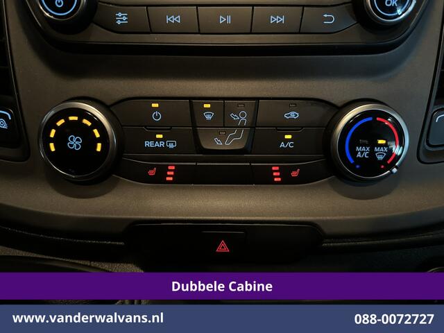 Ford TRANSIT CUSTOM 2.0 TDCI 130pk L2H1 Dubbele Cabine Euro6 Airco | 5-Zits | Imperiaal | LED | Cruisecontrol Stoelverwarming, Parkeersensoren