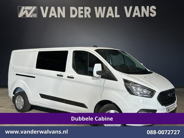 Ford TRANSIT CUSTOM 2.0 TDCI 130pk L2H1 Dubbele Cabine Euro6 Airco | 5-Zits | LED | Cruisecontrol Stoelverwarming, Parkeersensoren, Achterklep