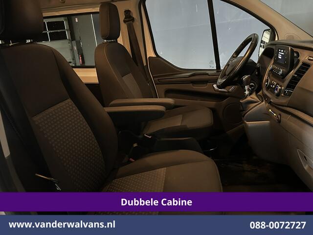 Ford TRANSIT CUSTOM 2.0 TDCI 130pk L2H1 Dubbele Cabine Euro6 Airco | 5-Zits | LED | Cruisecontrol Stoelverwarming, Parkeersensoren, Achterklep