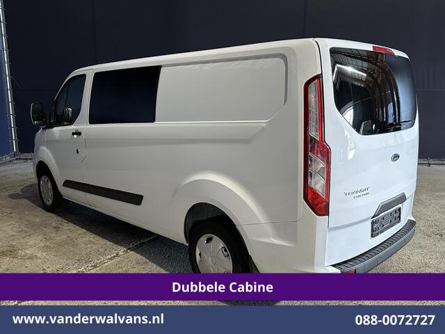 Ford TRANSIT CUSTOM 2.0 TDCI 130pk L2H1 Dubbele Cabine Euro6 Airco | 5-Zits | LED | Cruisecontrol Stoelverwarming, Parkeersensoren, Achterklep
