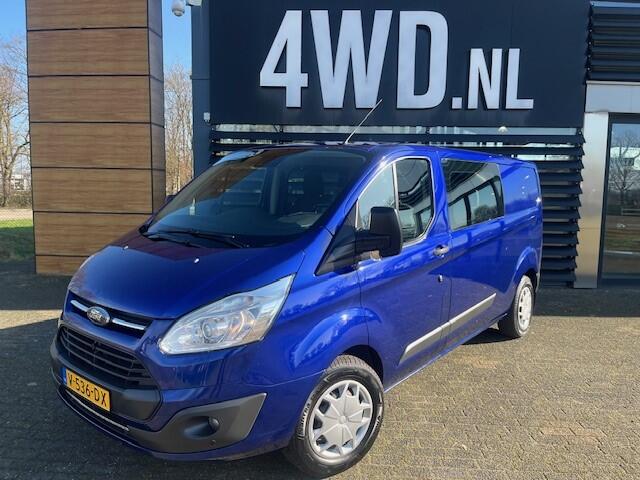 Ford TRANSIT CUSTOM 340 2.0 TDCI L2H1 Trend DC 5 P EURO 6 / AIRCO /CRUISE/ NAP GAR ¤ 9946 EXCL Auto in nette staat dealer onderhouden voorzien van luxe ideale werk bus afleverpakket en garantie naar keuze