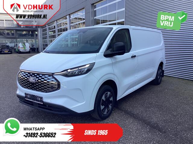 Ford TRANSIT CUSTOM E-Transit Trend L2 65 kWh 330 km WLTP LED/ Snellader/ 2.3t Trekverm./ Stuurverw./ Stoelverw./ Carplay/ Climate/ Camera/ PDC/ Cruise