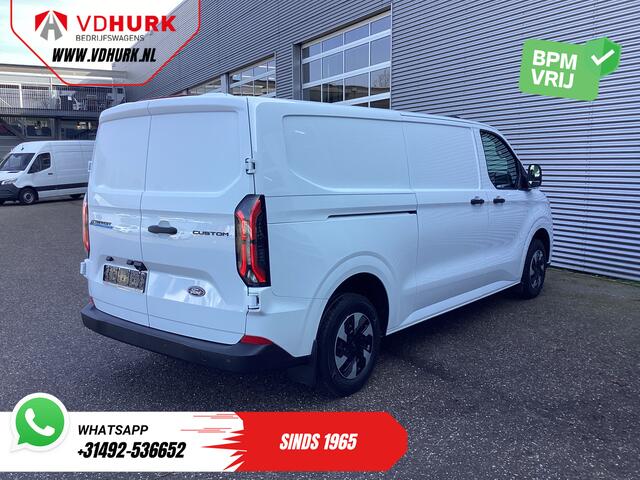 Ford TRANSIT CUSTOM E-Transit Trend L2 65 kWh 330 km WLTP LED/ Snellader/ 2.3t Trekverm./ Stuurverw./ Stoelverw./ Carplay/ Climate/ Camera/ PDC/ Cruise