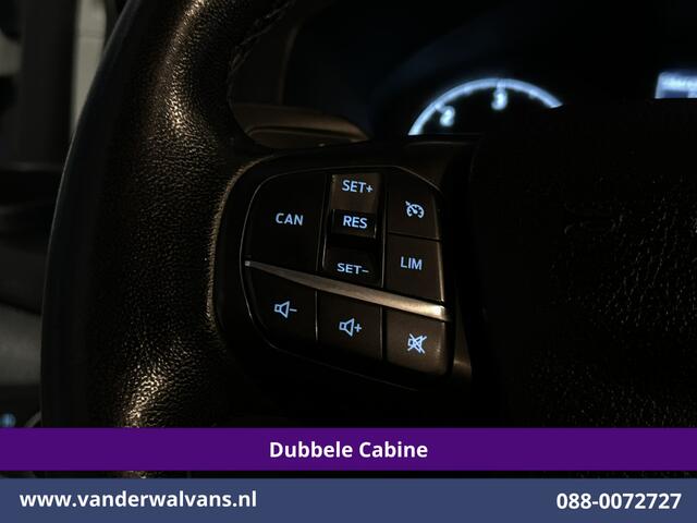 Ford TRANSIT CUSTOM 2.0 TDCI 131pk L2H1 Dubbele Cabine Inrichting Euro6 Airco | 5-Zits | Imperiaal | 2800kg Trekhaak | LED Cruisecontrol, Stoelverwarming, Parkeersensoren, Achterklep
