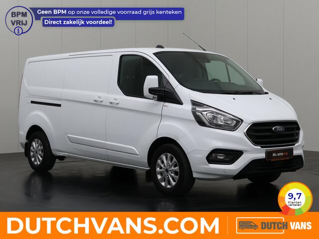 Ford TRANSIT CUSTOM 2.0TDCi 170PK Lang Limited | Achterdeuren | Multimedia | 3-Zits | Camera | Trekhaak