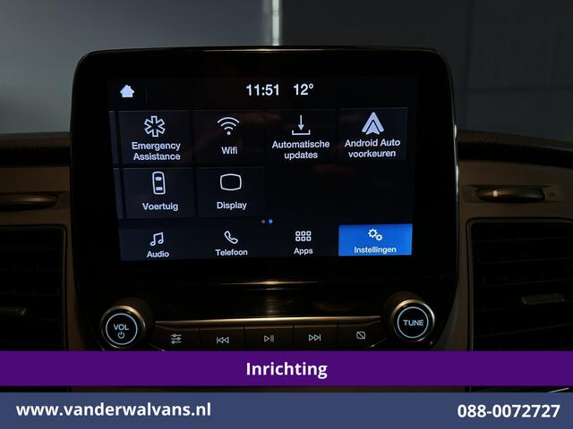 Ford TRANSIT CUSTOM 2.0 TDCI 130pk L2H1 Inrichting Euro6 Airco | Camera | 2800kg Trekhaak | LED | Android Auto Cruisecontrol, Verwarmde voorruit, Stoelverwarming, Parkeersensoren, Bijrijdersbank