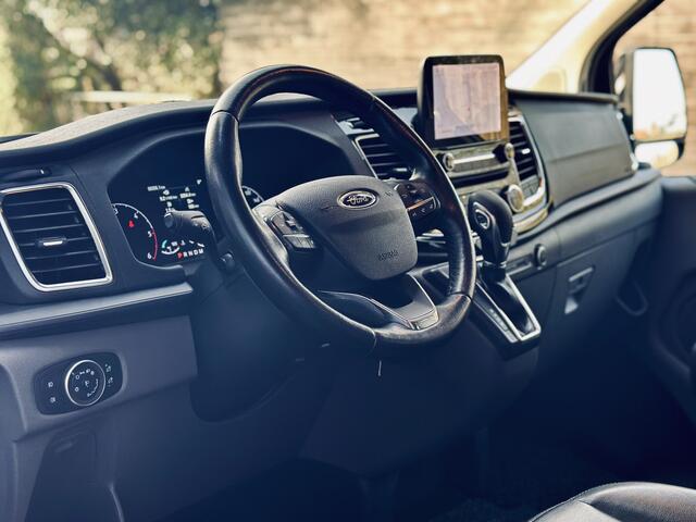 Ford TRANSIT CUSTOM 320 2.0 TDCI 170pk | Automaat | L2 | Exclusive | Dubbel Cab. | 2x schuifdeur | Full Options | Trekhaak | Ex btw