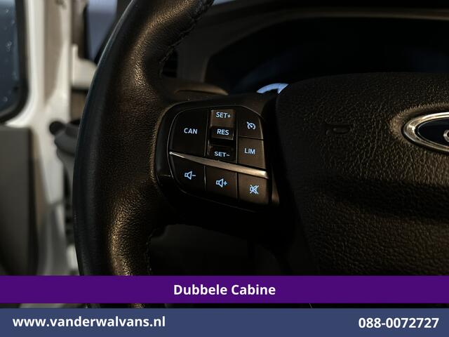 Ford TRANSIT CUSTOM 2.0 TDCI 170pk L2H1 Dubbele Cabine Euro6 Airco | 5-Zits | 2x Zijdeur | Camera | Navigatie | LED, Apple Carplay, Android Auto, Cruisecontrol, Verwarmde voorruit, Trekhaak, Parkeersensoren