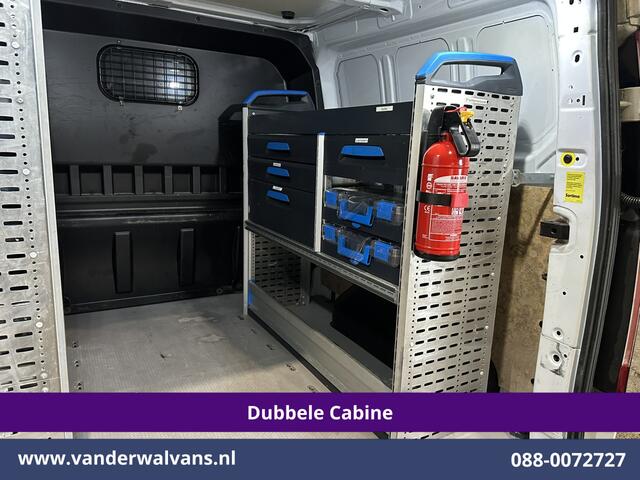 Ford TRANSIT CUSTOM 2.0 TDCI 131pk L2H1 Dubbele Cabine Euro6 Inrichting Airco | 5-zits | LED | Imperiaal Cruisecontrol, Stoelverwarming, Parkeersensoren